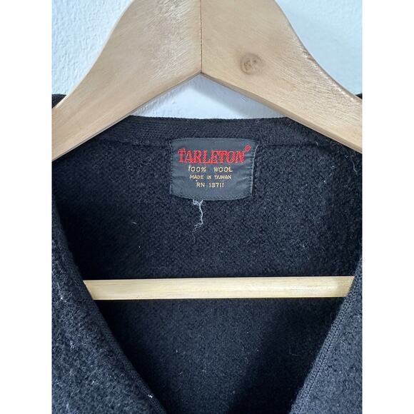 Vintage 1970s Tarleton 100% Wool Cardigan Sweater Women's Small - Picture 4 of 4